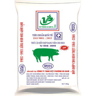 VP212L - Hỗn hợp cho heo từ 15kg - 25kg.